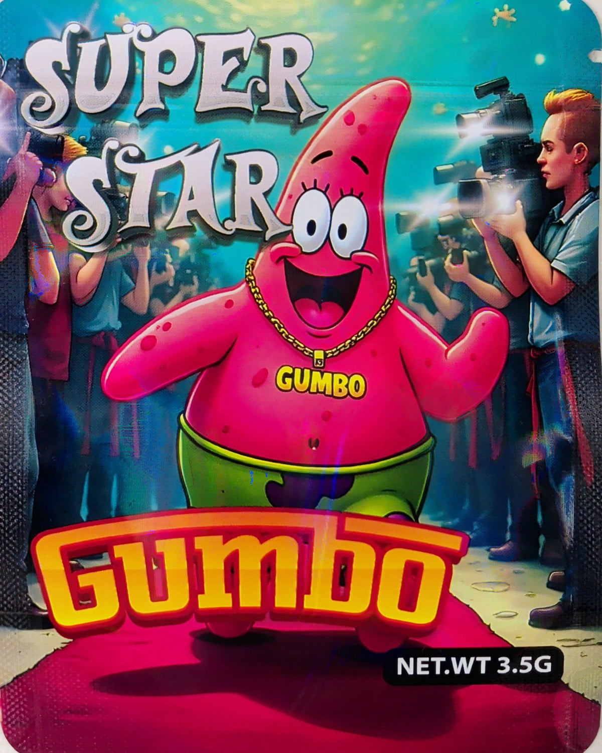 Super Star Gumbo Mylar Bags 3.5g