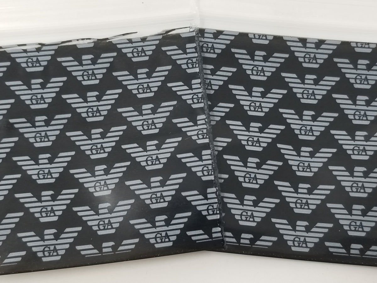 Original Apple Bags resealable bags in various sizes, featuring the Giorgio Armani logo for elegant storage.