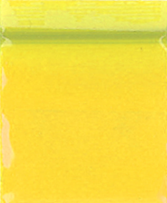 Yellow resealable apple bags by Original Apple Bags, 1 inch by 1.25 inches, shown in a close-up image.