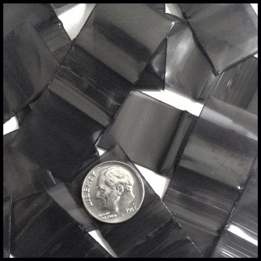 Black 3/4" x 3/4" Original Apple Bags resealable bags for storage or packaging.