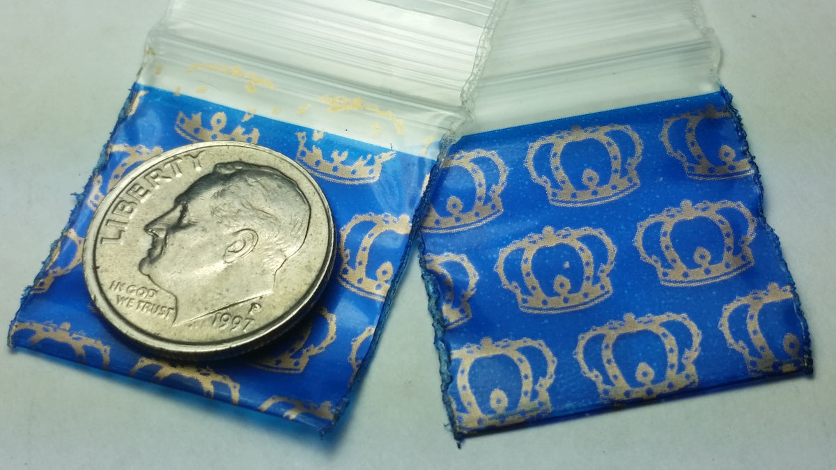Image of a king figure on the 5858 Original Apple Bags 5/8" x 5/8" packaging showing the product design and branding.