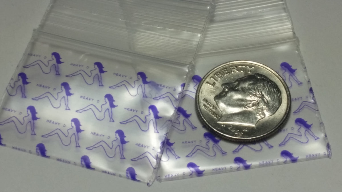 Original Apple Bags resealable bags, 1.25 x 1 inch, heavy-duty plastic storage bags for snacks or small items.
