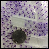 Resealable Original Apple Bags, 1.5" x 1", heavy-duty clear plastic storage bags for apples or small items.