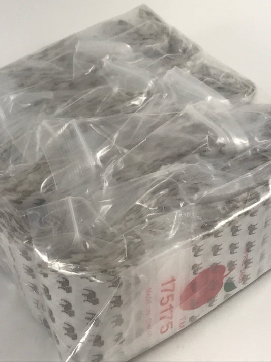 Original Apple Bags resealable bags, 1.75 x 1.75 inches, top dog design, perfect for packaging small items.