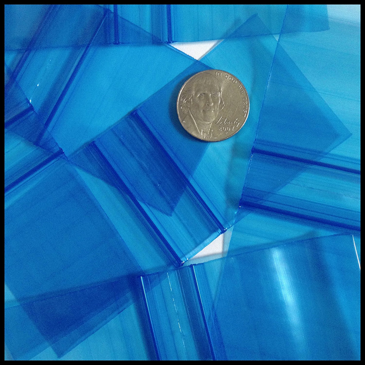 Blue 5858 Original Apple Bags measuring 5/8 inch by 5/8 inch, made by Original Apple Bags, shown in the image.