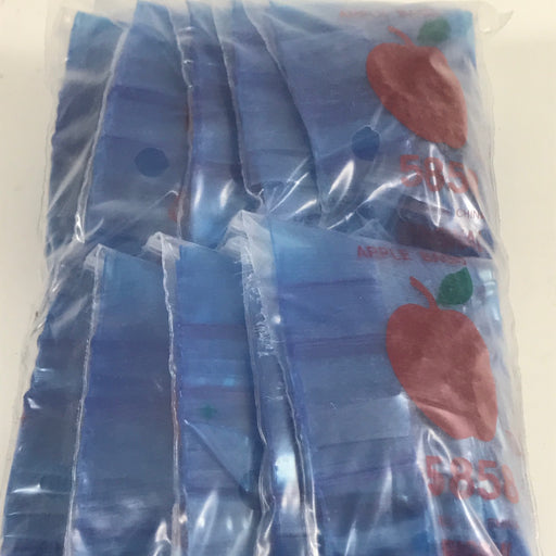 5858 Original Mini Ziplock 2.5mil Plastic Bags 5/8" x 5/8" Reclosable Baggies (Blue) - The Baggie Store