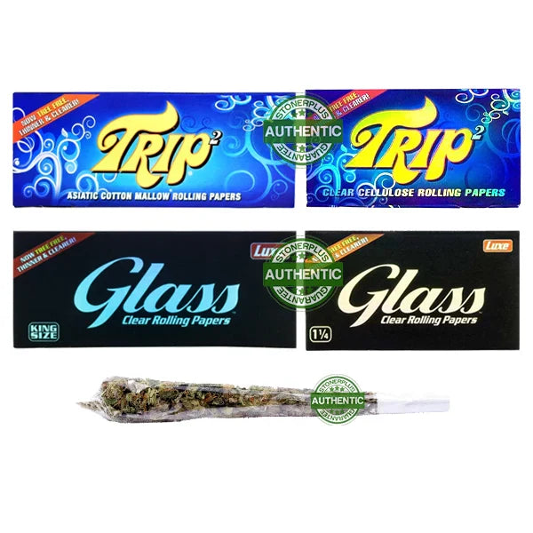 🔍 Glass Clear vs. Trip2 Rolling Papers — Who’s the Real MVP of the See-Thru Sesh? 🫧📜