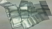 Gray Size 1212 Original Apple Bags from The Baggie Store, 1/2" x 1/2" dimensions, shown in the image.