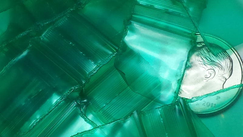 Green Size 1212 Original Apple Bags from The Baggie Store, 1/2" x 1/2" dimensions, shown in the image.