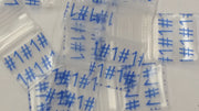 Original Apple Bags size 1212 from The Baggie Store, 1/2" x 1/2" dimensions, shown in the image with clear bag details and branding.