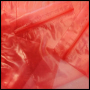 Red 3x3-inch resealable Apple Bags by Original Apple Bags, showing clear, flexible plastic storage bags with resealable closures.