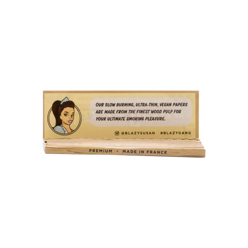 Blazy Susan Unbleached Rolling Papers | 1-1/4″ - TBS Supply Co