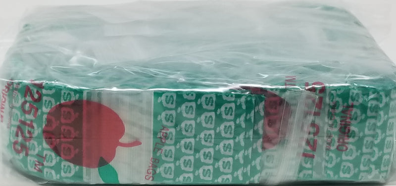 125125 Original Apple Bags 1.25" x 1.25"- MONEY BAGS - TBS Supply Co