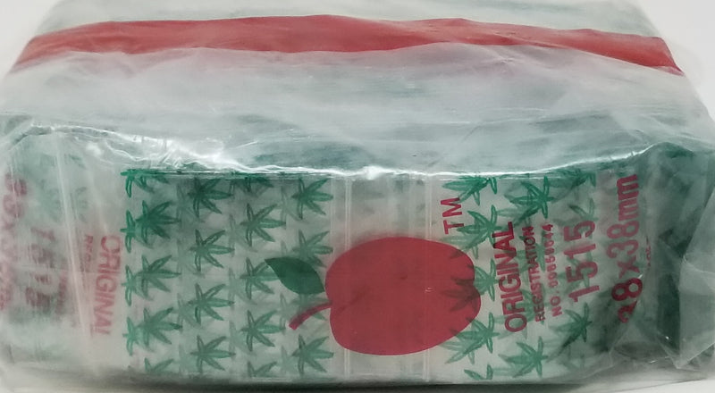 1515 Original Apple Bags 1.5" x 1.5"- LEAF - TBS Supply Co