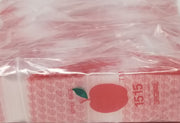 Resealable Original Apple Bags with 1.5x1.5-inch big mouth opening, designed for secure storage and freshness.