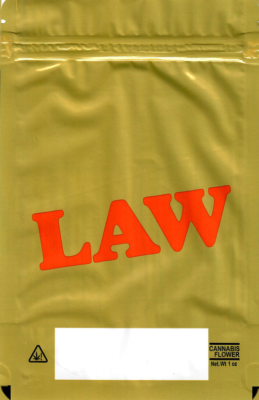 LAW 1oz Mylar Bags, 100bags/pk - TBS Supply Co