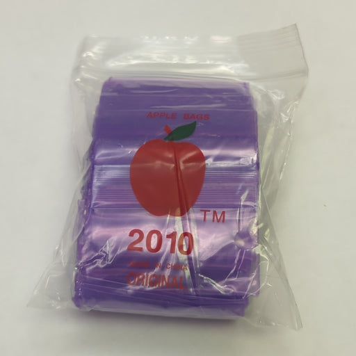 2010 Original Apple Bags 2" x 1"- PURPLE - TBS Supply Co
