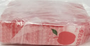 Original Apple Bags resealable bags with big mouth opening, measuring 1.25 x 1.25 inches, ideal for storage or packaging.