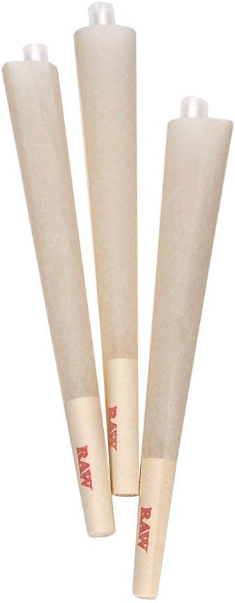 RAW Organic Unrefined Pre-Rolled Cone, 32 Count - TBS Supply Co