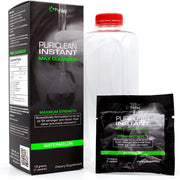 Wellgenix Health Puriclean Instant MAX Detox Cleanser bottle, liquid supplement for detoxification on a white background.