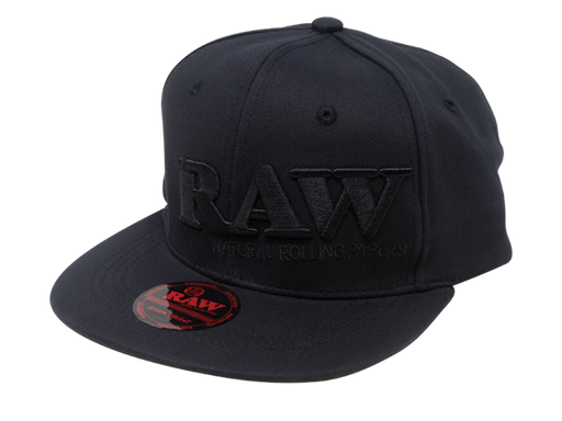 RAW Black on Black Baseball Cap - TBS Supply Co