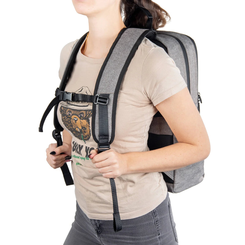 Ooze Traveler Classic Smell Proof Backpack - Smoke Gray - TBS Supply Co