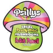 Psillys Amanita Mushroom Gummies 150mg, psychedelic supplement in colorful gummy form with mushroom imagery on the package.