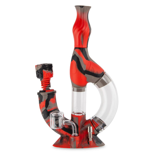 Ooze Echo Silicone Water Pipe, Dab Rig & Dab Straw - TBS Supply Co