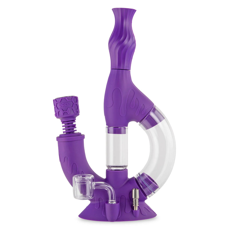Ooze Echo Silicone Water Pipe, Dab Rig & Dab Straw - TBS Supply Co