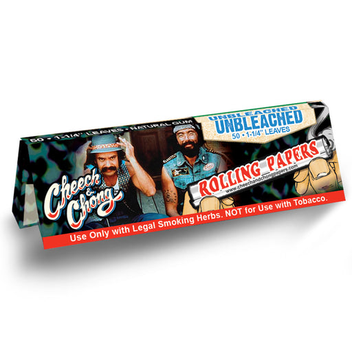 Cheech and Chong Unbleached Papers - 1 1/4" - TBS Supply Co