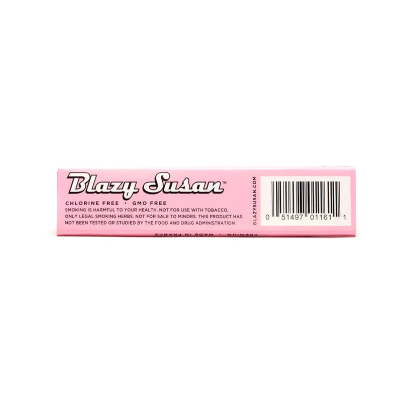 Blazy Susan King Size Slim Pink Rolling Papers - TBS Supply Co