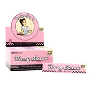 Blazy Susan King Size Slim Pink Rolling Papers - TBS Supply Co