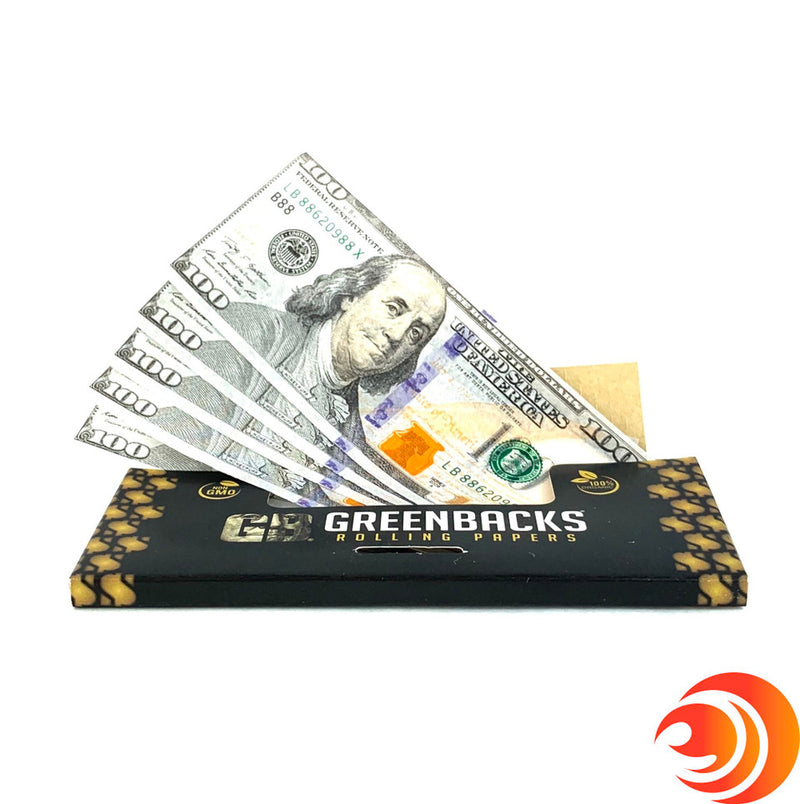 Greenbacks $100 Bill Rolling Papers - TBS Supply Co