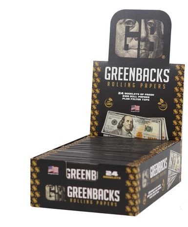 Greenbacks $100 Bill Rolling Papers - TBS Supply Co