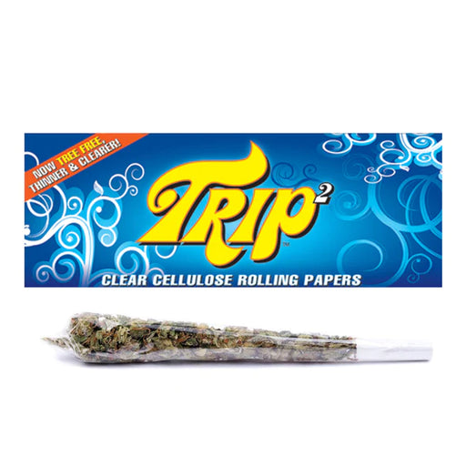Trip2 Clear Rolling Papers - King Size - TBS Supply Co