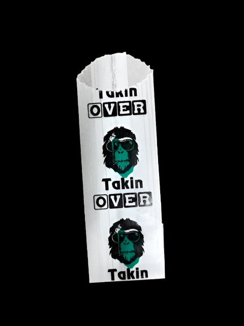 Vellum glassine wax paper envelope bags for stamps, moisture resistant Stamp Collectors brand, shown with sealed wax bags.