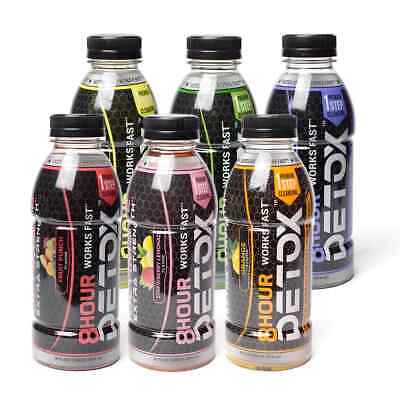 8 Hour Detox drinks 16oz bottle featuring natural detox ingredients, designed to support cleansing and hydration.