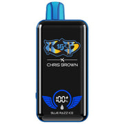 Chris Brown x CB 15K disposable vape device with sleek design and branding, designed for easy use and portability.
