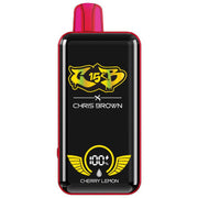 Disposable vape device from Chris Brown CB 15K collection, sleek design, portable vape for on-the-go use.