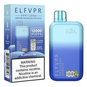 ELF VPR 12000 Puff disposable vape in sleek design with colorful branding and compact size for easy vaping on the go.