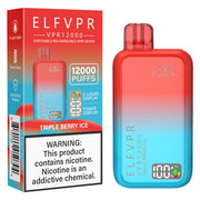 ELF VPR 12000 Puff disposable vape device with sleek design and compact size for on-the-go vaping.