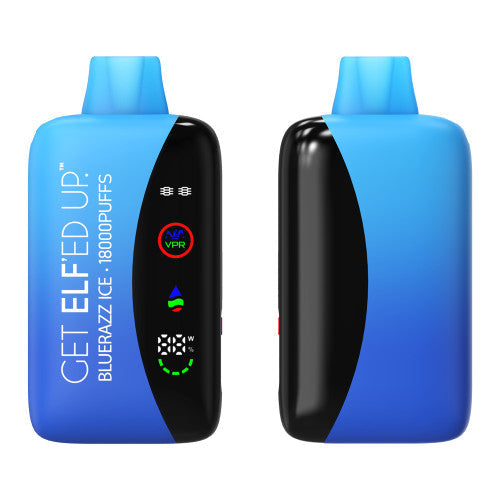 ELF VPR 18000 Puff disposable device for vaping, featuring sleek design and compact size for on-the-go use