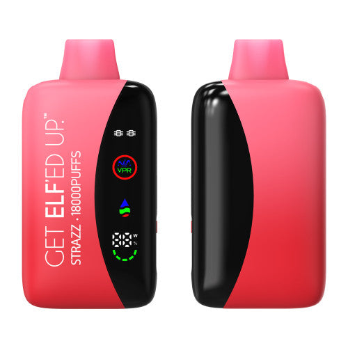 ELF VPR disposable vaping device with 18000 puffs, sleek design, and compact size for easy use and portability.