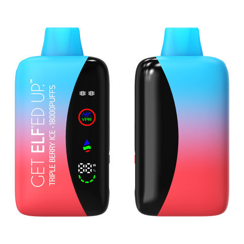 ELF VPR 18000 Puff disposable device with sleek design and compact size, ideal for vaping on the go.