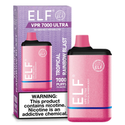 ELF VPR 7000 puff disposable device with sleek design, portable vaporizer for smooth vaping experience.