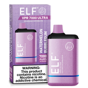 ELF VPR 7000 Puff disposable device with sleek design and compact size, ideal for convenient vaping on the go.