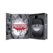 PACKS PACKSPOD 5000 Puff disposable vape in sleek design with colorful branding and mouthpiece for easy vaping.