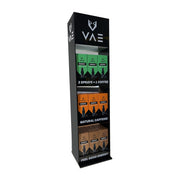 VAE Energy Spray bottle with label showing the VAE brand, featuring vibrant colors and product details on the packaging.