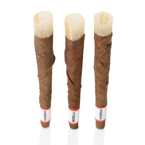 TYSON20GLOBAL FUTUROLA x TYSON tobacco leaf hybrid blunt cone, featuring natural leaf wrap and premium craftsmanship.