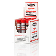 Tyson20Global FUTUROLA x Tyson Tobacco Leaf Hybrid Blunt Cone, detailed view of the rolled tobacco leaf blunt cone.